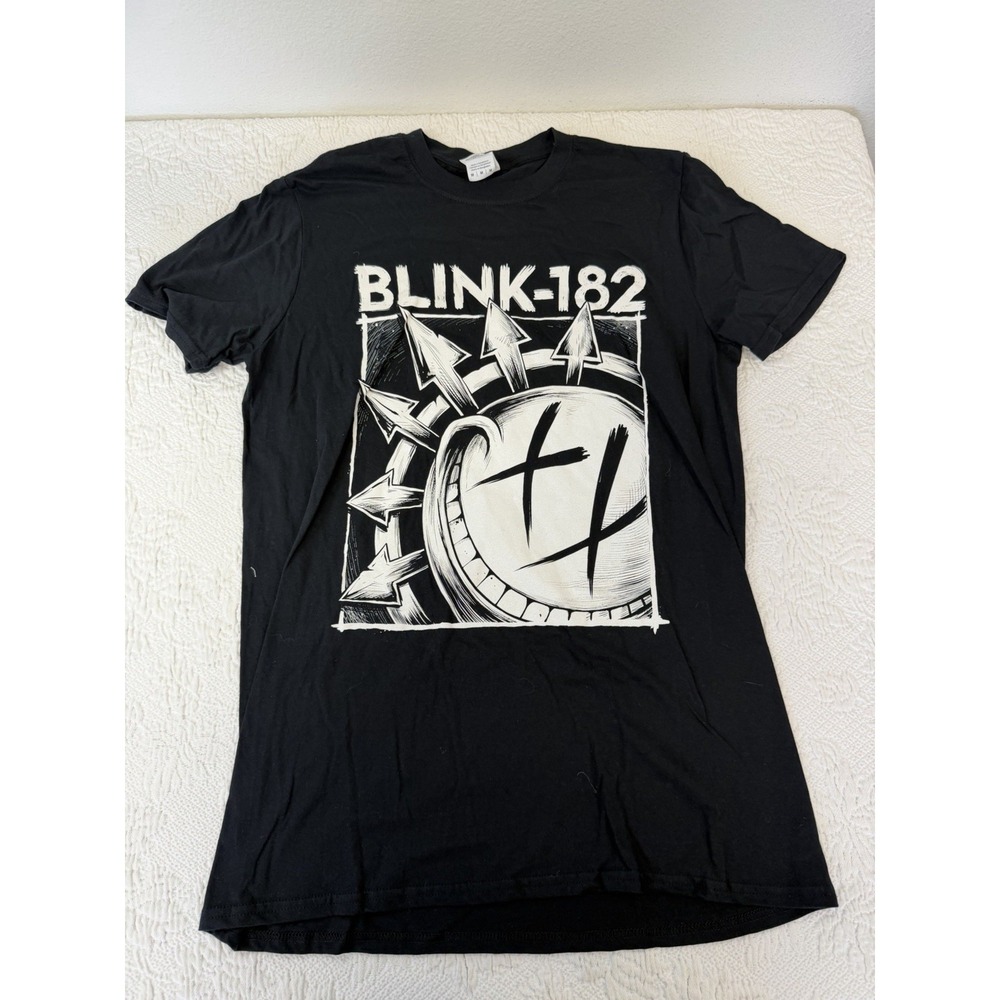 Blink 182 Tour 2017 T Shirt Black Medium Men's Short Sleeve